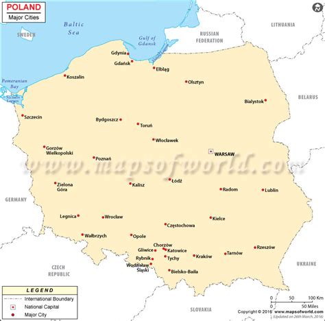 poland cities map|list of cities in poland.